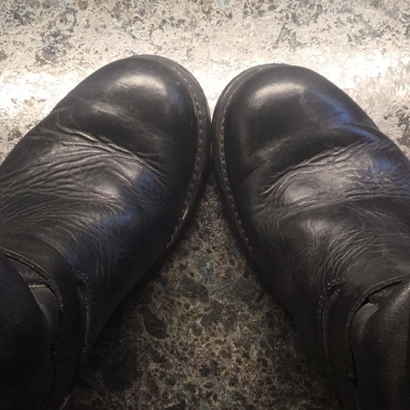 FRYE John Addison Style Black Engineer Motorcycle Boots Size 10 - Picture 11 of 14